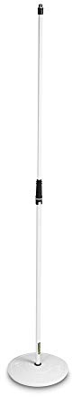 Gravity MS 23 W - Mikrofonständer, gerade, mit Tellerfuß, weiß