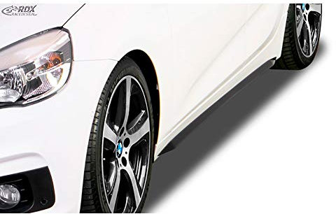 RDX Minigonne Laterali Serie-2 F45 / F46 Slim, RDSL500082, nero lucido, lato gonne, Quantitativo 1 (set: sinistra & destra)