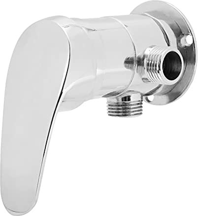 Mezclador de agua fría y caliente de rosca macho, válvula de control de mezcla para ducha de baño Grifo de ducha montado en la pared Grifo de agua fría y caliente Mezclador de ducha manual G1/2 pulgad