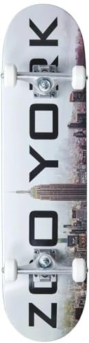 Zoo York City Skateboard Komplettboard, Farbe:Fog, Größe:8'