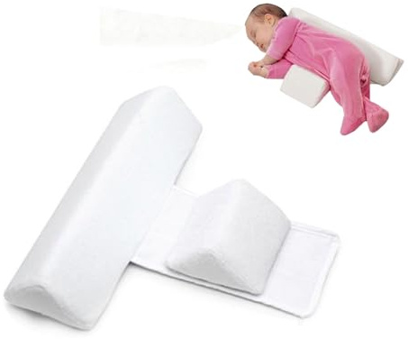 Gotvspt Baby Side Sleeper Weddge Adjustable Soft and Breathable Pillow