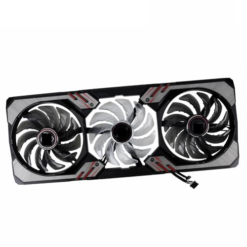 Pièce de refroidissement de l'ordinateur Ventilateur de refroidissement de remplacement de 87 mm for cartes graphiques de jeu RX 6600 6650 6700 XT Phantom(Fan with Case)