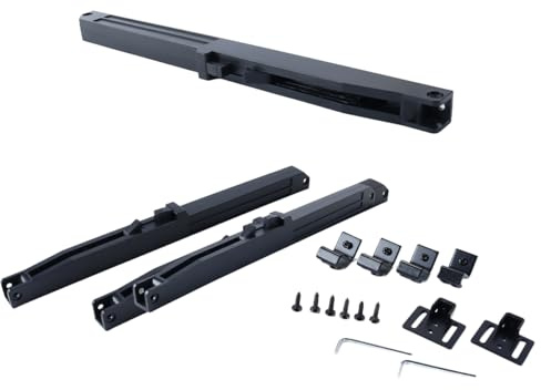 Ausi 2 Set Di Sistema Di Smorzamento Per Porte Scorrevoli, Ammortizzatore a Chiusura Automatica, Ammortizzatore Per Porte a Chiusura Ammortizzata Per Il Retrofitting Del Binario