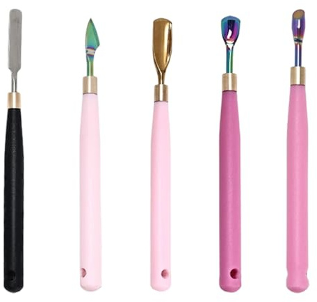 Outil D'art 'ongles De Manucure Poussoir Cuticule Fer À Cheval En Acier Pour Une Application Efficace Gel Et Des Outils 'élimination Peau Morte Horseshoe Cuticle Pusher