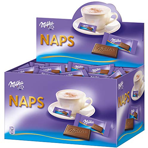 Milka Naps Alpenmilch, einzeln verpackt, ca. 355 Stück - 1702gr