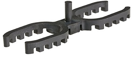 My Plast I 4 mm Fugenbreite - 200 Stück - offen geriffelt I Terrassen-Abstandhalter – hochwertiger Distanzhalter für Terrassendielen