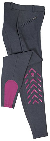 PFIFF 102456 Piccola - Pantalones de equitación para niños (Agarre en Las Rodillas)