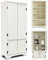 RELAX4LIFE Midischrank Holz, Hochschrank mit 2 einstellbare Ablagen, Beistellschrank, Mehrzweckschrank, ideal für Badezimmer, Wohnzimmer und Schlafzimmer, Küchenkommode, 59 x 32 x 123 cm (Beige)