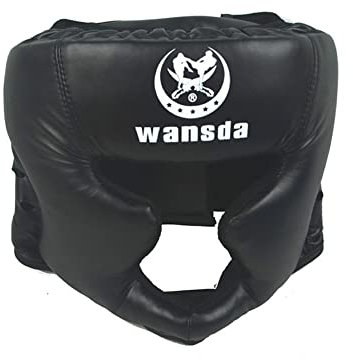 Boxhelm, MMA, Training, Boxhelm für Kinder und Erwachsene, Boxhelm für MMA, Sparring, Boxhelm aus Kunstleder für Muay Thaiboxen