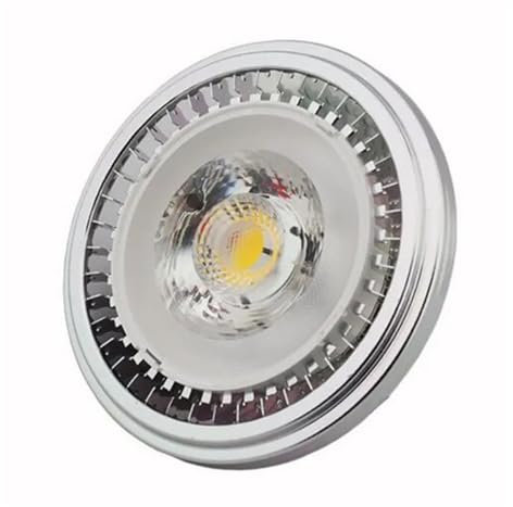 WLLKIY G53 10W 15W AR111 Foco LED Blanco Frío Cálido Bombilla LED COB QR111 G53 Lámparas De Techo LED DC12V AC85-265V Fácil Instalación(Warm White,DIMMABLE AC_10W)