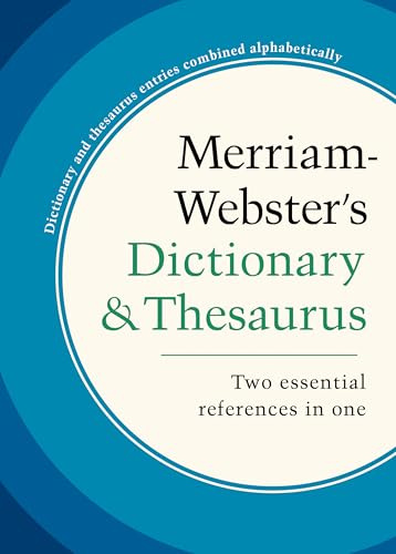 Merriam-Webster's Dictionary And Thesaurus, Hardcover