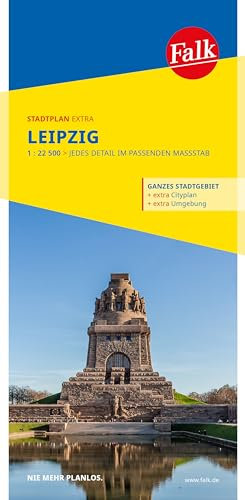 Falk Stadtplan Extra Leipzig 1:22.500: mit Ortsteilen von Markkleeberg, Schkeuditz, Taucha