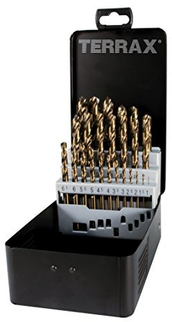 Ruko's Terrax A215215 Coffret de forets hélicoïdaux Cobalt 25 pièces Coffret en acier (Import Allemagne)