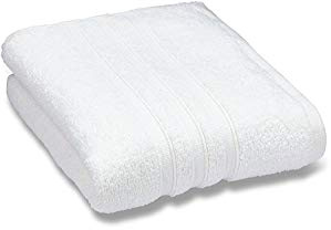 Catherine Lansfield Zero Twist Cotton 50x85cm Hand Towel White
