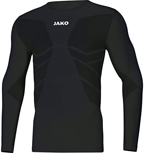 JAKO Herren Longsleeve Comfort 2.0, Schwarz, XXL
