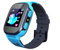 QoFina Tracker LBS Smartwatch pour Enfants, Montre Intelligente pour Enfants de Musique, SOS, Montre à écran Tactile LCD de 1,44 Pouces avec Appareil Photo numérique, Jeux, réveil