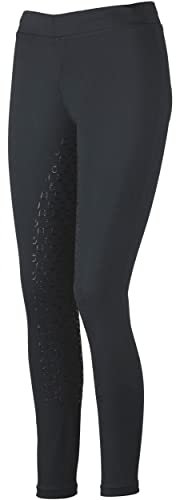 Lazura Winter Kinder Reitleggings Silikon Vollbesatz Liliana schwarz 92
