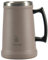 Ideus® Boccale di birra isolato con manico, 1000 ml, in acciaio inox, grande tazza termica in metallo, per l'Oktoberfest (rosa antico)