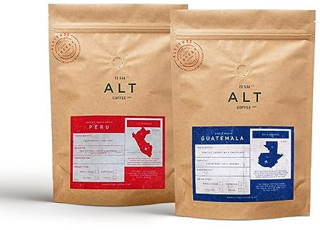 Altitude Coffee London - Specialty Coffee Single Origins Twin Pack, Whole Beans, Medium Roast (2 x 250g)