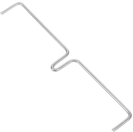 Zerodeko Silver Iron Popcorn Stirring Rod for Commercial Popcorn Machines Easy Installation and Precise Mixing Attachment Replacement Part