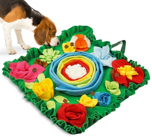 TWOPER Snuffle Mat for Dogs - Interactive Dog Toys to Keep Them Busy | Dog Puzzles Slow Feeder Bowl for Puppy Treat Lick Mat