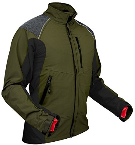 Pfanner® atmungsaktive Funktionsjacke mit Stretch und robusten Aramid-Fasern, Farbe:Oliv, Größe:XS