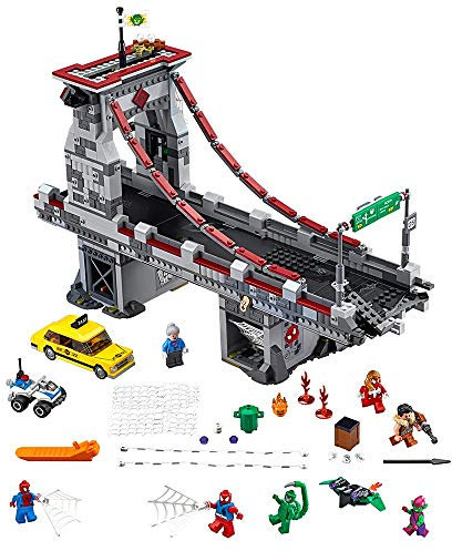 LEGO Super Heroes 76057 Spider-Man: Web Warriors Ultimate Bridge Building Kit (1092 Piece) by LEGO