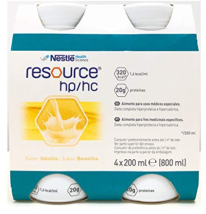 Resource Hp/Hc Vainilla 200 ml x 4