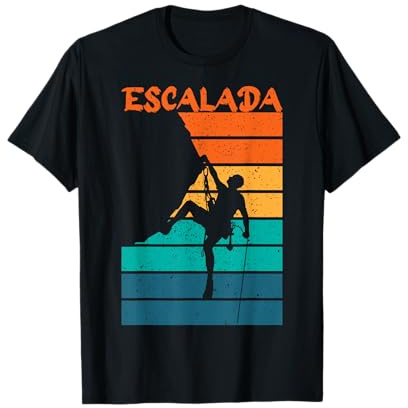Escalada Montañas Deporte Retro Parkour Hombre Mujer Regalo Camiseta