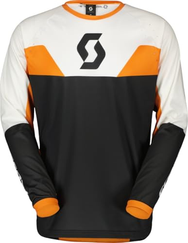 SCOTT Evo Track MX Motocross Jersey/DH Fahrrad Trikot schwarz/orange 2024: Größe: L (50/52)