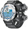 Rainbuvvy Smartwatch mit Kopfhörer, 1,46-Zoll-HD-Touch-Display, IP67 wasserdicht, Activity Tracker mit Herzfrequenzmesser, Anrufe und Anrufbeantworter (Silber)
