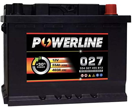 027 Powerline Car Battery 12V