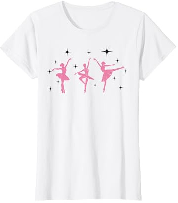 Ballerine pour filles - Motif amusant - Pour les amateurs de danse T-Shirt