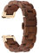 AIYIBEN Schnellspannarmband, Uhrenarmband aus Naturholz, Wahl der Armbandfarbe und -breite 18mm, 19mm, 20mm, 21mm, 22mm, 23mm oder 24mm (18mm, Rotes Sandelholz)