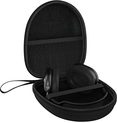 MyGadget Funda Cascos 21 x 18,5 cm - Bolsa Protectora para Auricolares Over Ear y Accesorios - Estuche de Viaje Universal - Case Negra