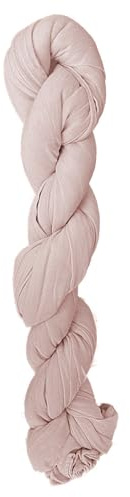 TOUTACOO, Foulard, Chèche, Echarpe, Tressé, 100% coton, Unisex - Couleur Beige rosé/sable poudré