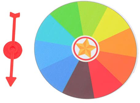 IMIKEYA 1 Stück Kleines Preisrad Leeres Spinnrad Rad Preisräder Spinnrad Trocken Abwischbares Rad Party Spaßrad Schaumstoff Bunt