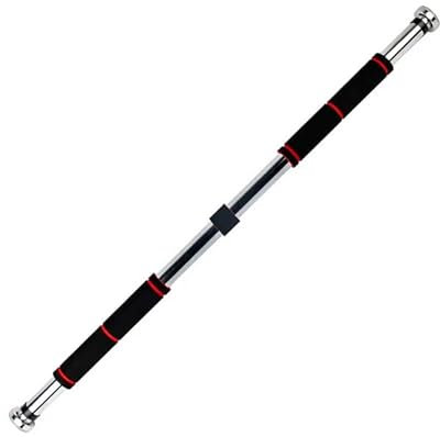 Klimmzugstange ohne Bohren für Türrahmen Pull Up Bar verstellbar ausziehbar X-sport Metallic 80-120 cm