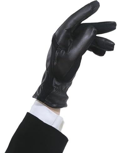 Ovation Women's Proflex Leather Show Gloves | Durable Flexible Stretch Side-Panel Adult Horse Riding Gloves w/Non-Slip Grip, B (7-7.5 in)