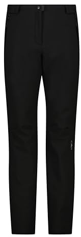 CMP Damen Lange Damenhose Hose, Schwarz, 38 EU