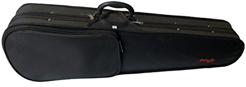 Geigenkoffer schwarz 4/4, stabil und leicht, Koffer für Violine, Geigenkasten