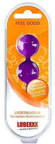 LUBEXXX Liebeskugeln purple. Fit im Intimbereich und mehr Lustempfinden durch starke Beckenbodenmuskeln.