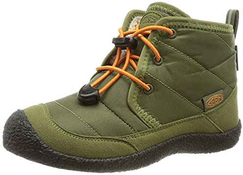 KEEN Howser 2 Waterproof Chukka Boots, Capulet Olive/Russet Orange, 35 EU