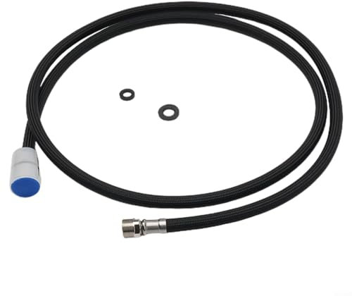 Tubo doccia di ricambio per doccia da cucina, per connessioni a bassa pressione, per rubinetto della cucina con doccia estraibile, 1500 mm