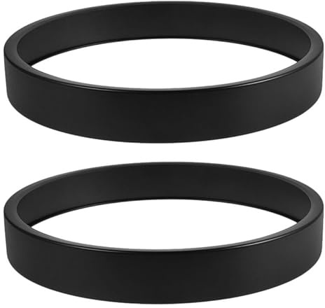 UKCOCO 2 Stück Metallrahmen für Wanduhren 12 Zoll - Modernes Dünnes Uhrgehäuse für DIY Quarzuhr - Hochwertiges Metall Zubehör Uhrenteile Set für Zuhause, Büro & Schule - 30cm Schwarz Rund