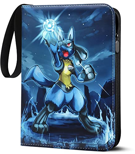 Sammelalbum für Pokemon Karten, 50 Seiten 400 Taschen Sammelkarten Album, Tragbar Wasserdicht PU Karten Halter Heft Ordner Buch, Sammelkartenalben für Sammler lklo4