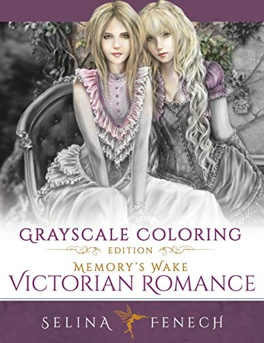 Memory's Wake Victorian Romance - Grayscale Coloring Edition: 5