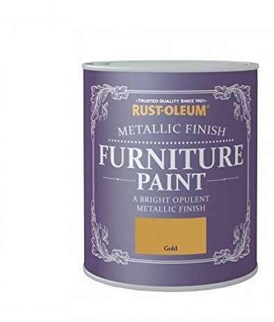 Rust-Oleum Metallic Finish Furniture Paint Gold 125ml
