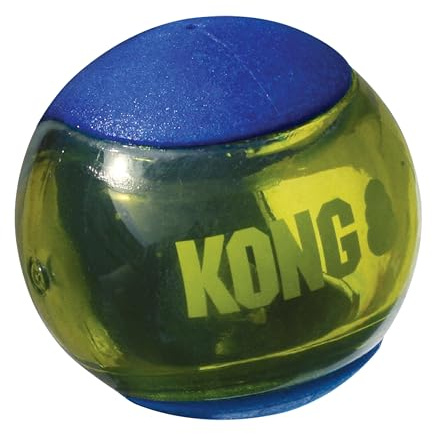 KONG Squeezz Action Ball Blue Md
