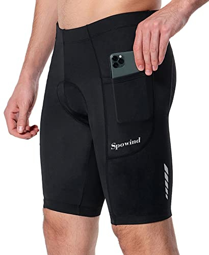 Men's Cycling Shorts Padded Biking Cycle Clothes Bike Riding Pants Bicycle Mountain Bike Tights UPF 50+